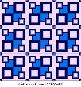 blue wallpaper with squares