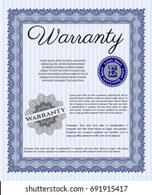 Warranty card design Images, Stock Photos & Vectors | Shutterstock