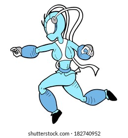 Blue warrior