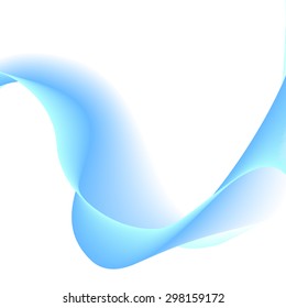 blue water abstract on white vector background element