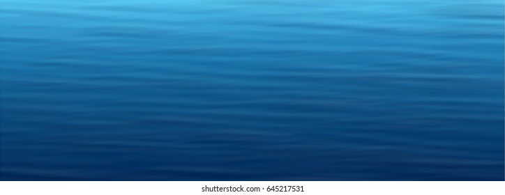 Blue water banner. Vector illustration.