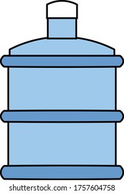 Blaues Flaschengetränk (Trinkwasser)