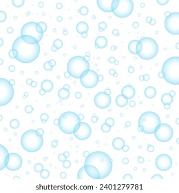 blue water bubbles background. blue soap bubbles background. blue bubbles