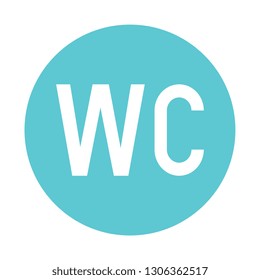 Blue Water Closet