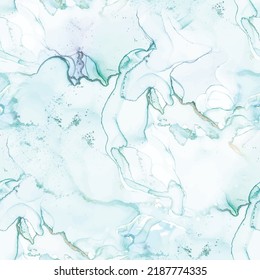 Blue Water Color. Floor Elegant Texture. Modern Abstract Template. Blue Abstract Watercolor. Fluid Marble Background. Pastel Water Color. Gold Art Paint. Green Alcohol Ink. Watercolor Marble Pattern