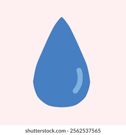 blue water drop icon design