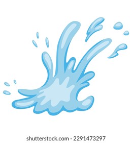 Blue water drop icon. Vector collection of flat drops.