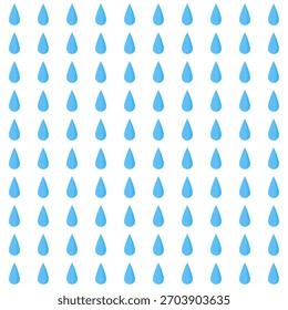 Blaues Wassertropfen nahtloses Muster