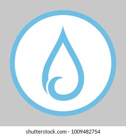 blue water drops