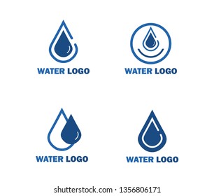 Blue Water Logo Template