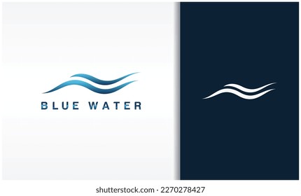 Vektorbild des Blauen Wasserlogos