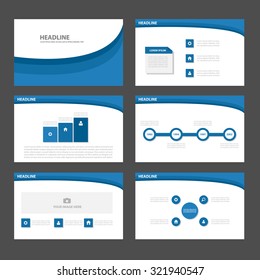 Blue water Multipurpose Infographic elements and icon presentation template flat design set for advertising marketing brochure flyer leaflet