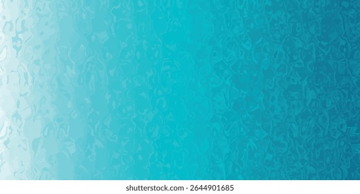 Blue water with ripples on the surface. Defocus blurred transparent blue colored clear calm water surface texture with splashes and bubbles.