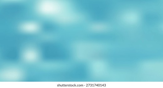 Blue water with ripples on the surface. Defocus blurred transparent blue colored clear calm water surface texture with splashes and bubbles. Water waves with shining pattern texture background.
