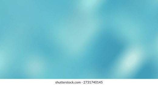 Blue water with ripples on the surface. Defocus blurred transparent blue colored clear calm water surface texture with splashes and bubbles. Water waves with shining pattern texture background.