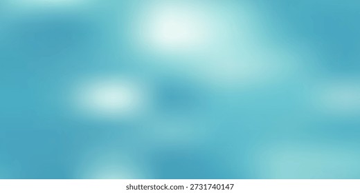 Blue water with ripples on the surface. Defocus blurred transparent blue colored clear calm water surface texture with splashes and bubbles. Water waves with shining pattern texture background.