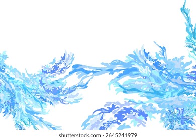 ilustração de vetor de splash de água azul sem fundo