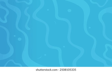 Blue water surface and slight waves Natural pattern abstract background.