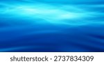 Blue water surface texture with realistic light effects and gentle waves, ideal ocean background for aquatic themes, swimming pools, and refreshing summer illustrations.