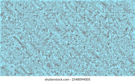 Fundo azul da visão superior da superfície da água. Padrão de ondulações líquidas com clarões. Ilustração de mar, piscina ou oceano. Ilustração de vetor de desenhos animados. 