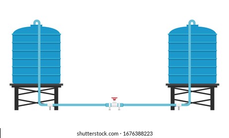 water tank poster images stock photos vectors shutterstock https www shutterstock com image vector blue water tank vector on white 1676388223