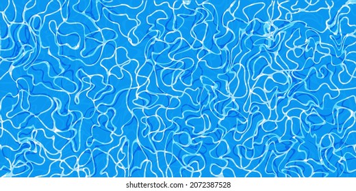 Blaue Wasserstruktur für den Pool.