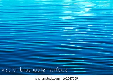 Blue water vector background