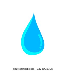 Blue water vector icon illustration