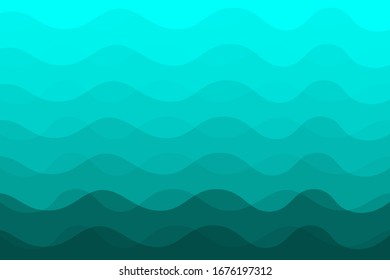 Blue water Wave Abstract Background Vector eps