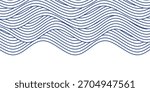 Blue water wave line pattern background. Japanese style concept. Vector illustration.