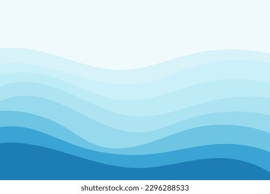 Blue water wave pattern background