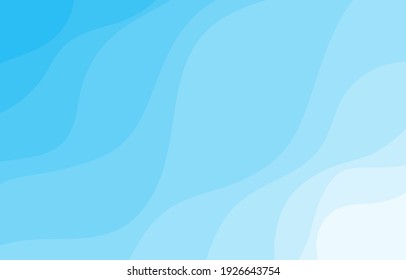 Blue water wave sea lines texture background banner vector illustration.