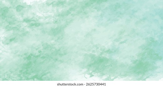Blue watercolor abstract background. Watercolor blue background. Watercolor cloud texture. green watercolor background for spring
