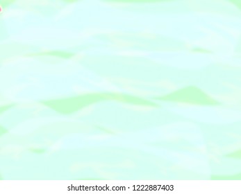 Blue watercolor abstract background. Clouds, sky, sea waves. Vector illustration.