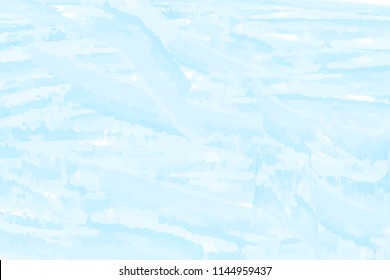 Blue watercolor abstract background. Sea waves. Vector illustration.