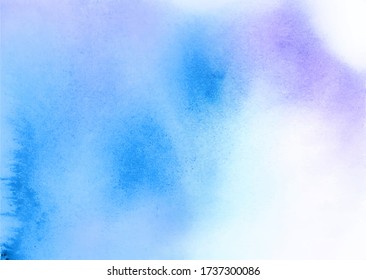 Hintergrund der abstrakten Blauwasserfarbe