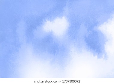 Blue watercolor abstract texture background