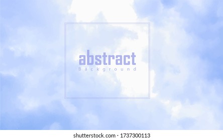 Blue watercolor abstract texture background