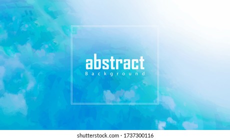 Blue watercolor abstract texture background