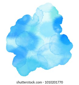 blue watercolor background