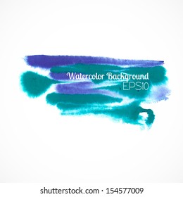 Blue watercolor background