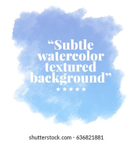 Blue watercolor background