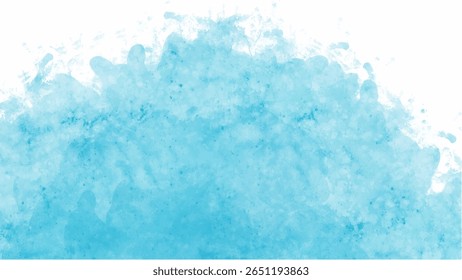 Blue watercolor background with copyspace for your design. vector.