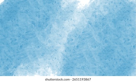 Blue watercolor background with copyspace for your design. vector.