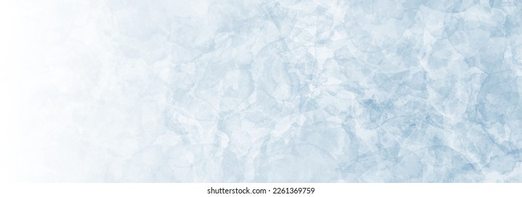 Blue watercolor background for cover design, poster, cover, banner, flyer, cards. Cold winter illustration for design. Hand-drawn painted Christmas template. Water splashes texture. Drops. Ice.