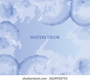 Blue watercolor background. Featuring smooth brush strokes and subtle gradient tones, this hand-painted texture is perfect for branding, wedding invites, social media graphics, packaging, and more.