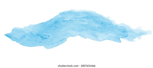 Fondo de color azul en forma de nube en el cielo para postales, carteles, afiches y diseño creativo. Ilustración vectorial.