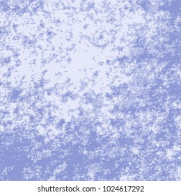 blue watercolor background pattern with dry paint color areas, vector illustration