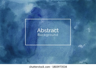 Blue watercolor background texture, Abstract blue  texture watercolor background