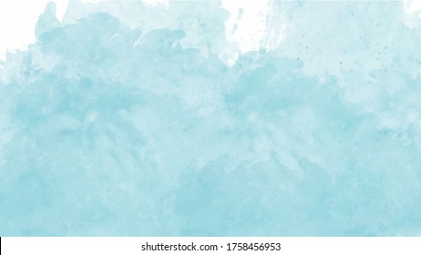 Blue watercolor background for textures backgrounds and web banners design
